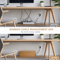 Kabelgömma Box — Bambu — Hemmafint.se